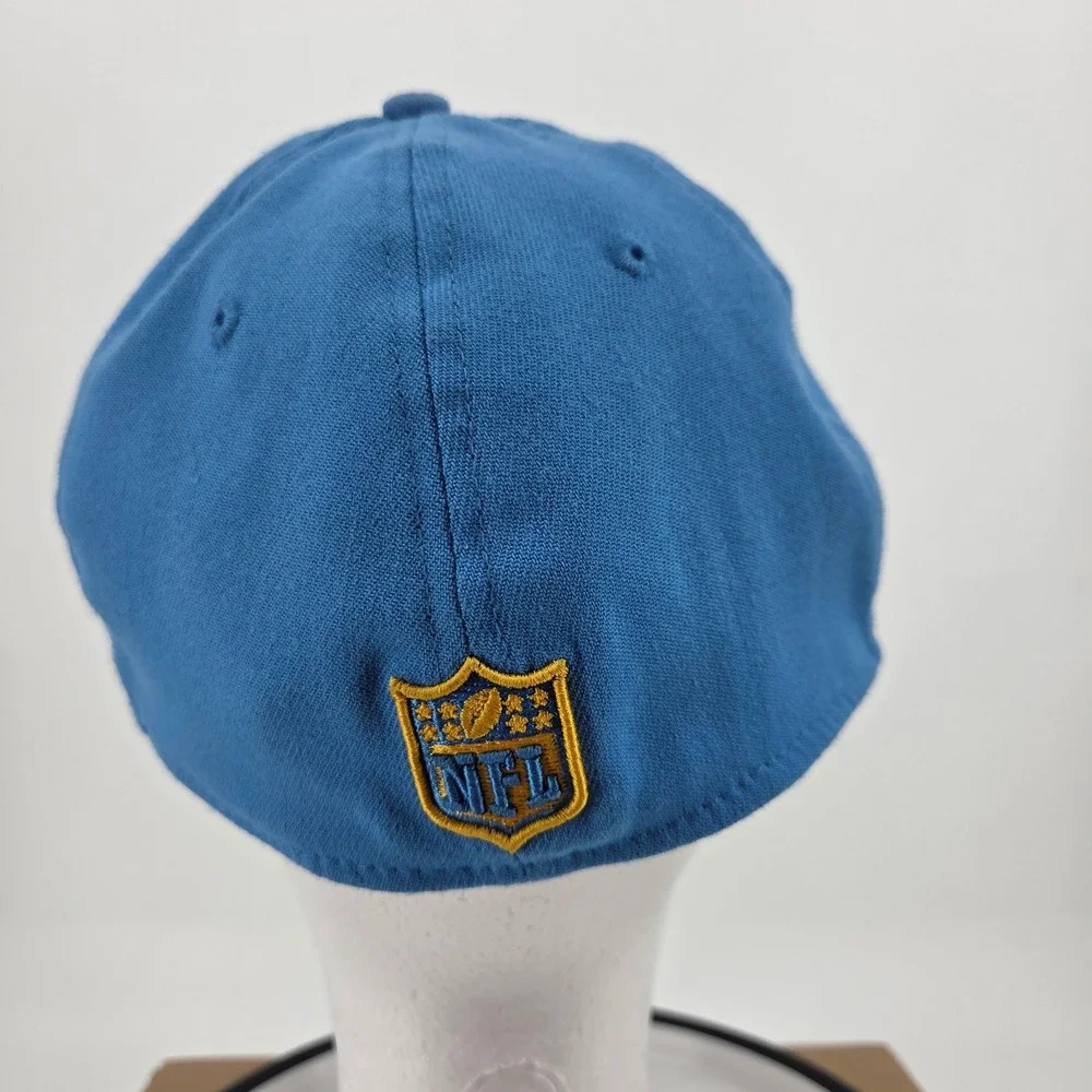 New Era Los Angeles Chargers 39THIRTY Stretch Fit Hat L/XL Powder Blue NFL Cap